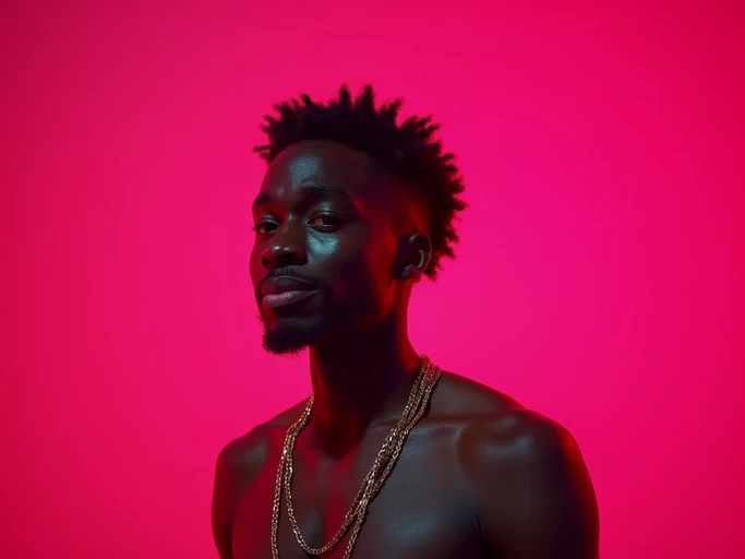 the image is a vibrant and colorful thumbnail, typically used for a youtube video. exaggerated feels disgusted repulsed revolted nauseated sickened appalled horrified model, bright plain magenta background