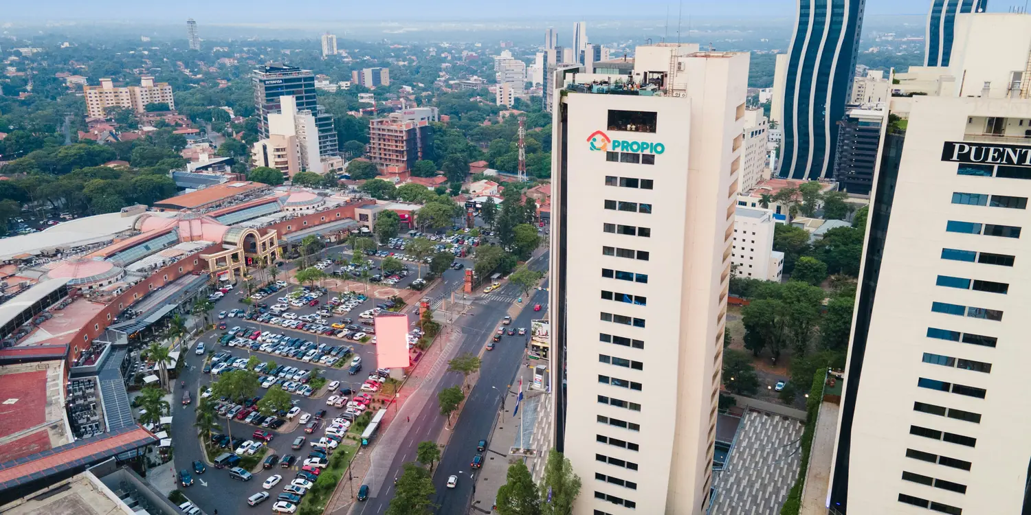 Background image of Asuncion