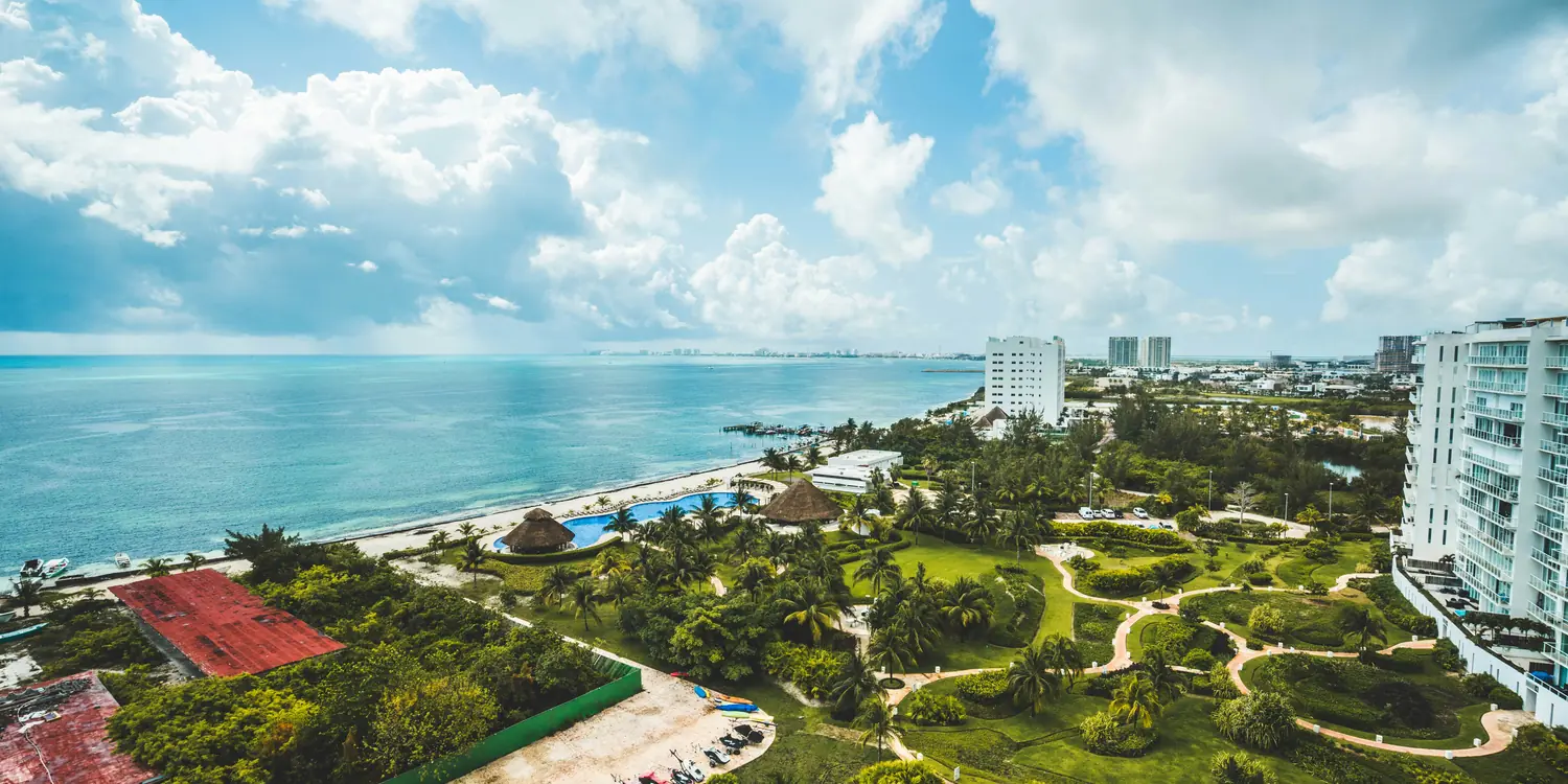 Background image of Cancun