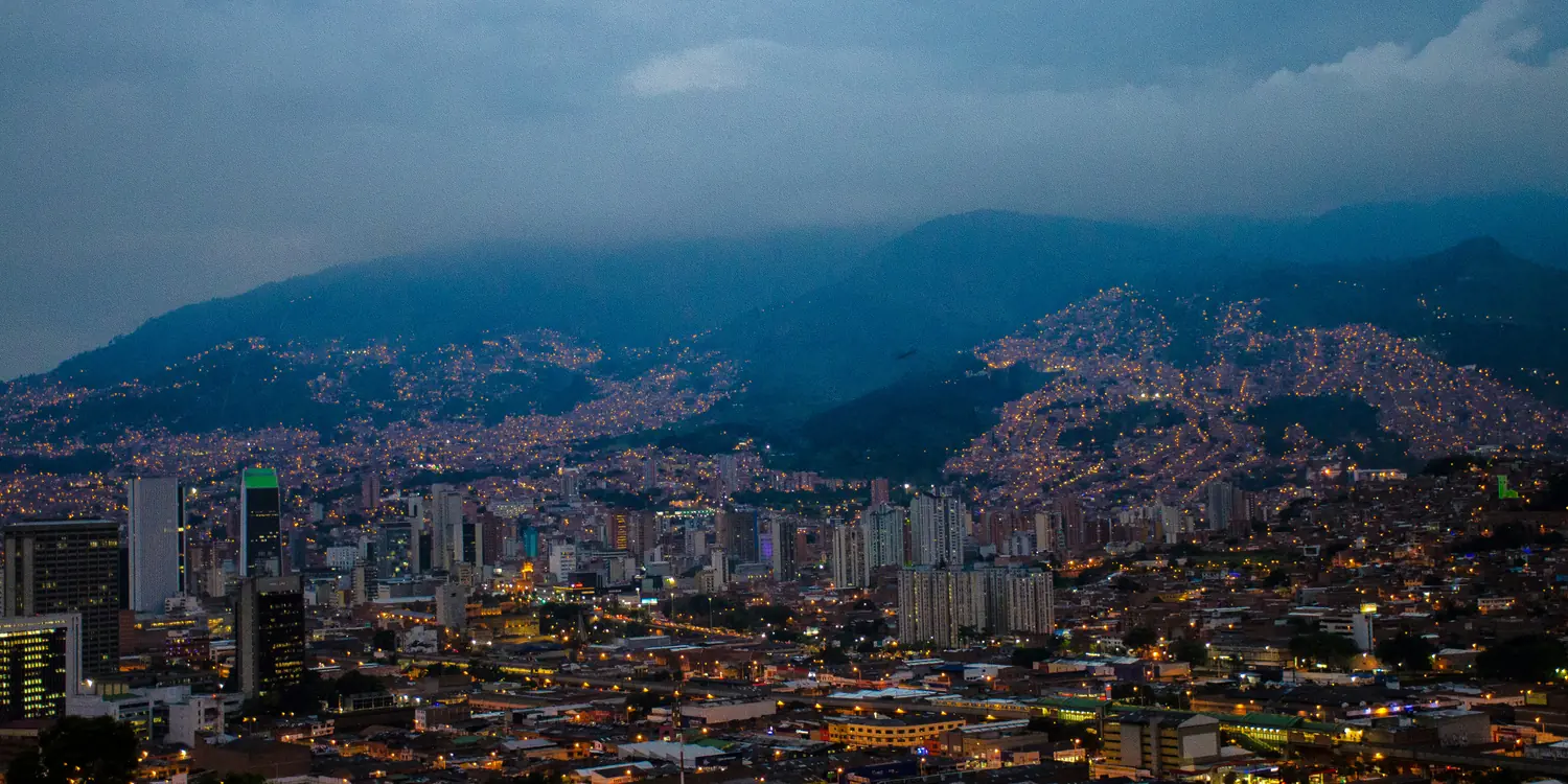 Background image of Medellín