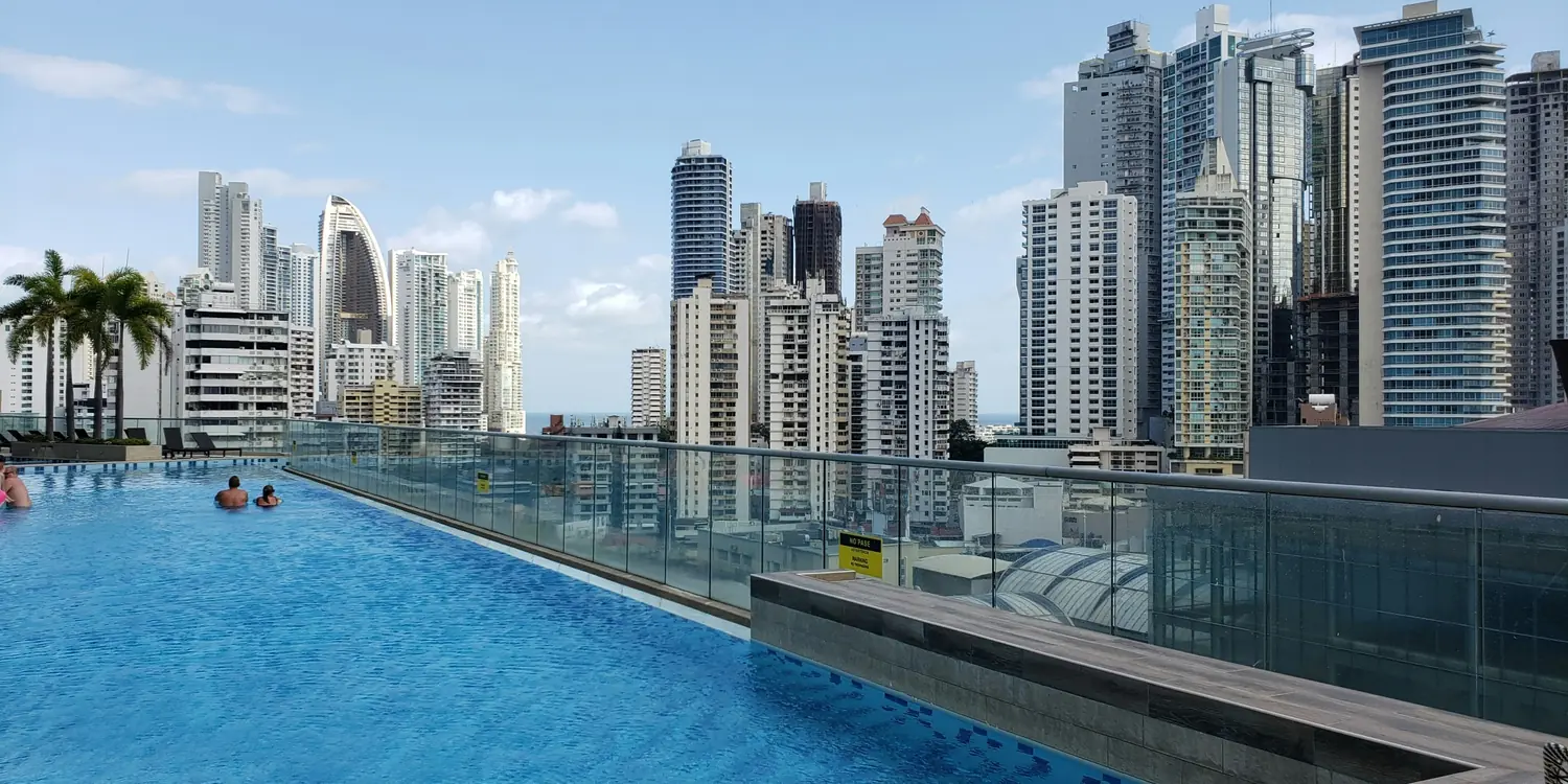 Background image of Panama City