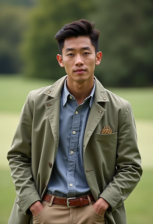 a model in preppy style, old money aesthetic, posh style, elite school stlye, luxurious style, gossip girl neo-prep style, ralph lauren style, country club style, ivy league style 