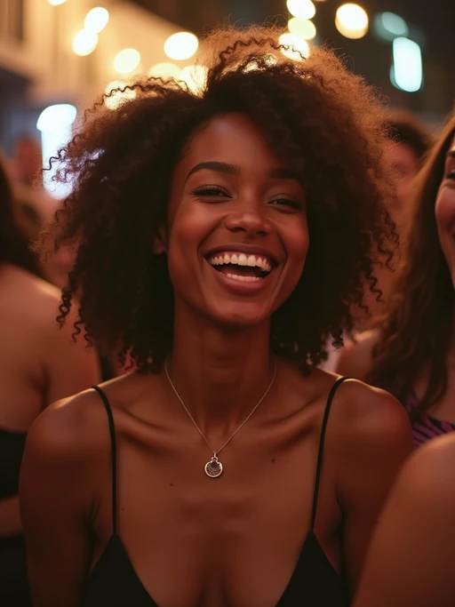 if(gender=m){masculine} if(gender=f){feminine} model laughing and hanging out with friends