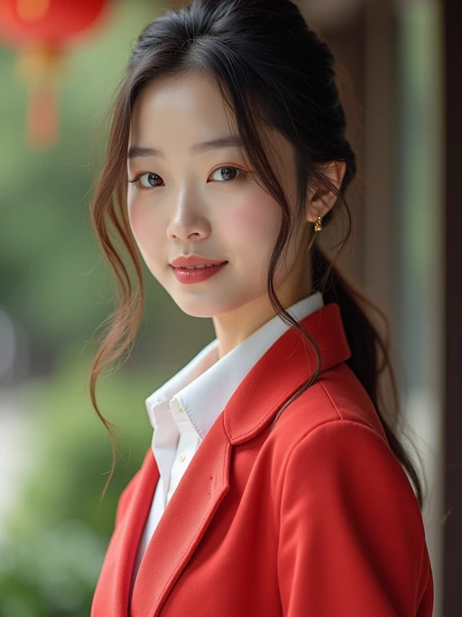 a model in preppy style, old money aesthetic, posh style, elite school stlye, luxurious style, gossip girl neo-prep style, ralph lauren style, country club style, ivy league style 