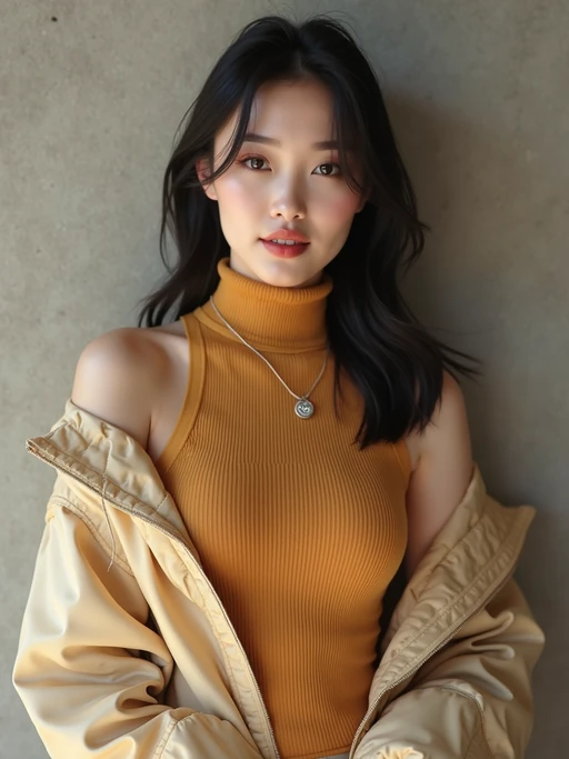 an insanely beautiful model as an AI girlfriend with hourglass figure wearing Instagram outfit, instagram photo, instagram