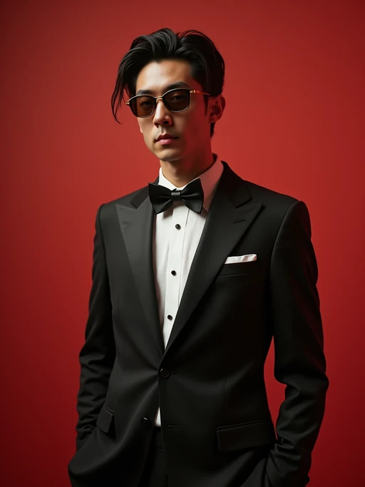 model in if(gender=m){tuxedo} if(gender=f){gala dress} at Met Gala