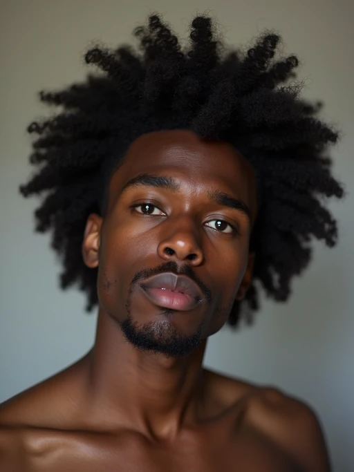 model with black hair dyed