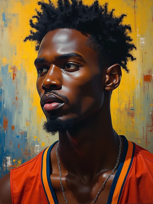 wide shot painting of model, ultra realistic, concept art