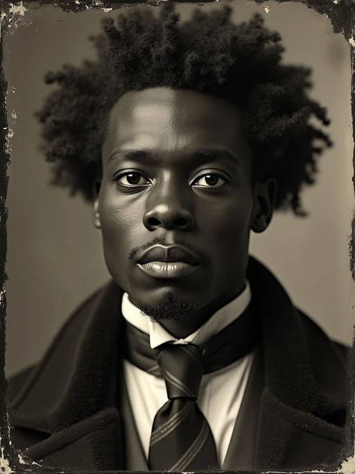 model as a tintype photograph by george hurrell and james van der zee