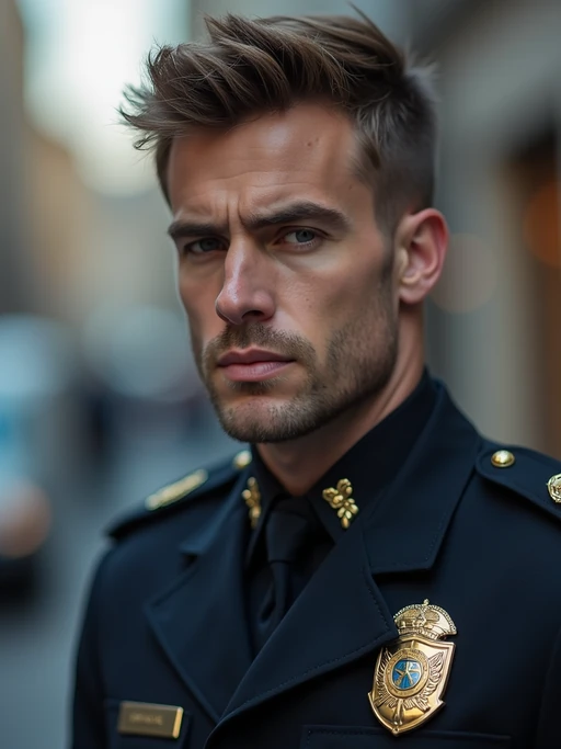 model as a Police Officer