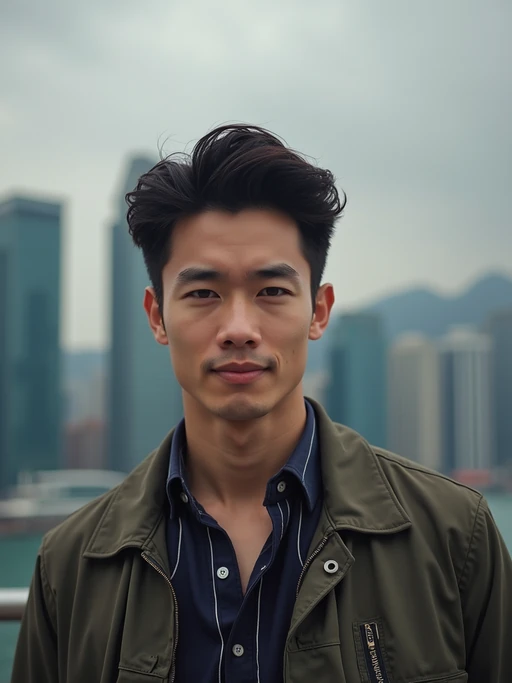 model as digital nomad in Hong Kong