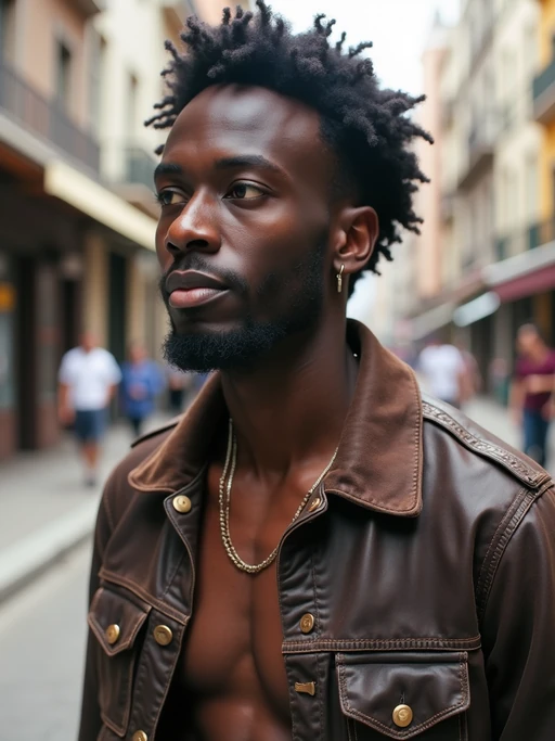 model as digital nomad in Sao Paulo