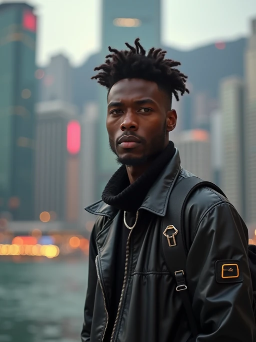 model as digital nomad in Hong Kong
