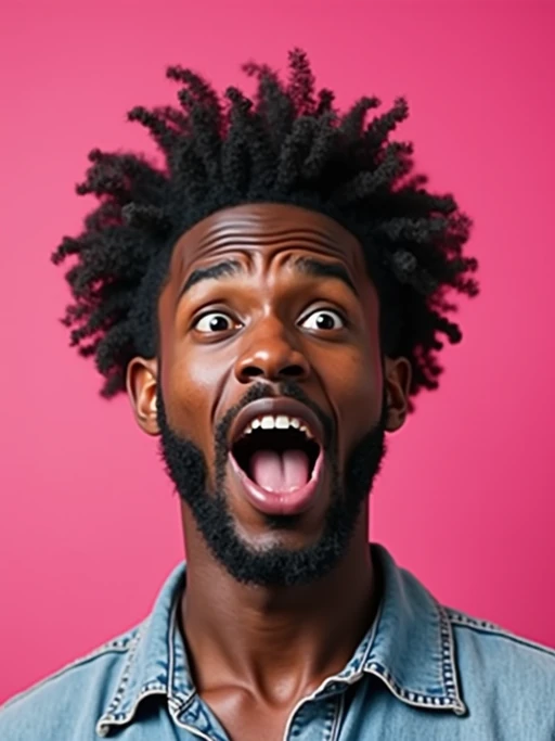 the image is a vibrant and colorful thumbnail, typically used for a youtube video. it features the exaggerated face of one model expressing shock and humor, emphasizing the crazy theme of the video. their face is outlined with a white stroke to make it stand out against the pink background. this type of design is commonly used to attract viewers on social media platforms by promising entertaining and possibly awkward content.