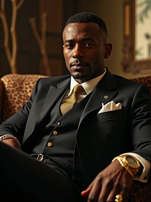 beautiful model as a mobster, mafia, mafia outfit, tailored suits, chunky gold jewelry, mafia aesthetic, flashy, glamorous, luxury, loud, Goodfellas, The Sopranos, Mob Wives, opulence, confidence