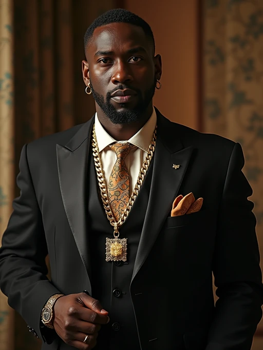 beautiful model as a mobster, mafia, mafia outfit, tailored suits, chunky gold jewelry, mafia aesthetic, flashy, glamorous, luxury, loud, Goodfellas, The Sopranos, Mob Wives, opulence, confidence