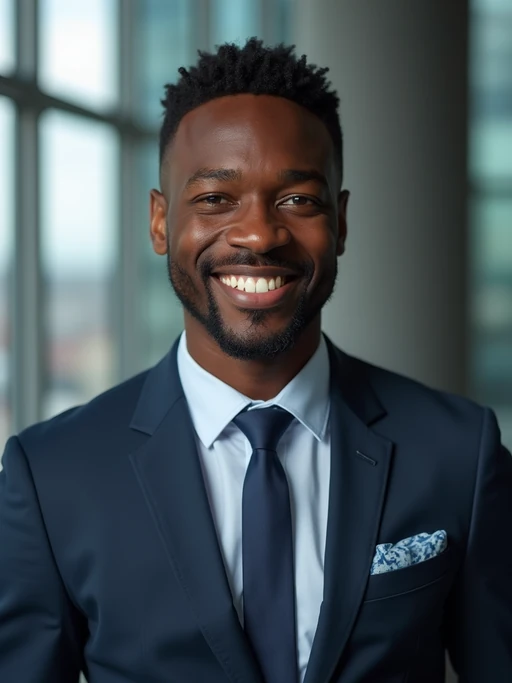 8k professional headshot of model, crisp details, studio backdrop, executive attire, confident posture, neutral expression, high-definition, corporate setting, sharp focus, ambient lighting, business professional, cityscape view