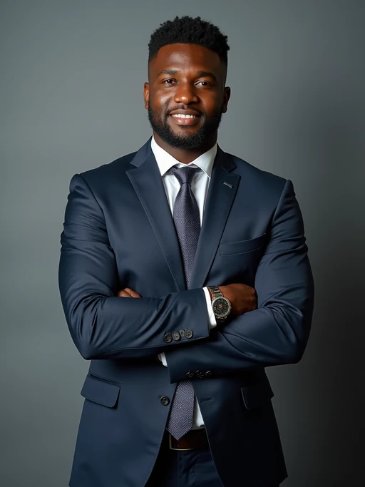 8k professional headshot of model, crisp details, studio backdrop, executive attire, confident posture, neutral expression, high-definition, corporate setting, sharp focus, ambient lighting, business professional, cityscape view