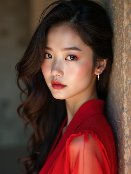 model in glamour photography