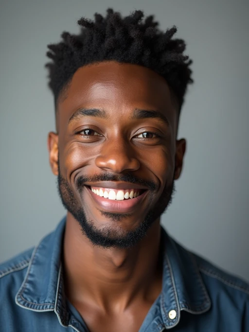 A professional comedian headshot taken in a well-lit studio with a clean, neutral backdrop. The model is dressed in if(gender=f){a stylish yet playful fitted top with natural makeup and a confident smile} if(gender=m){a fitted button-up shirt or a casual jacket with neatly styled hair}, ensuring a polished yet approachable look. The lighting is soft and even, highlighting the model’s expressive face, charisma, and subtle comedic charm. The focus is sharp, capturing a warm and inviting expression, creating the perfect headshot for stand-up comedians, improv actors, and comedic performers.