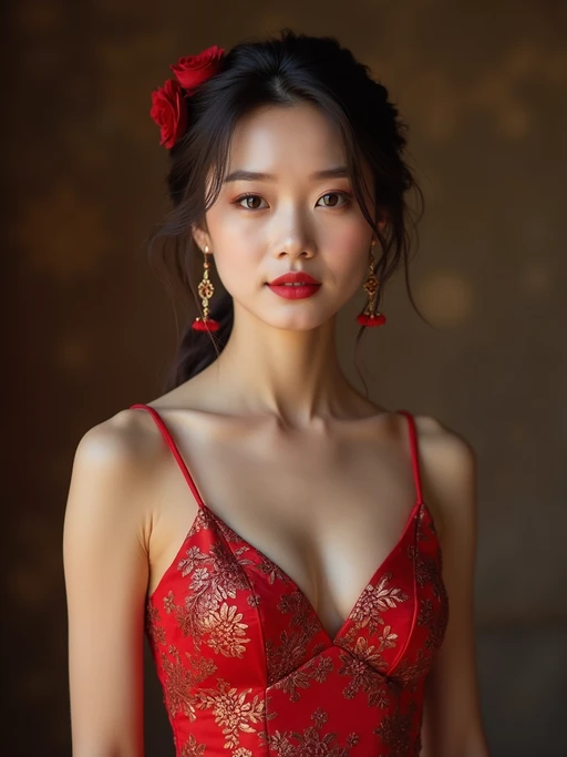 an alluring if(gender=m){masculine} if(gender=f){feminine} model dressed in elegant evening wear