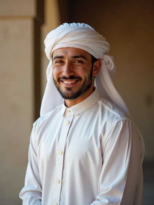 a stunning model in if(gender=f){a festive modest outfit for Eid celebrations} if(gender=m){traditional Eid attire}, embodying the joy and gratitude at the culmination of Ramadan