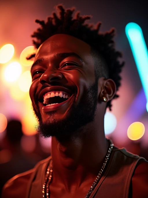 a model with if(gender=f){face illuminated by the warm glow of red lanterns} if(gender=m){face with a joyful expression amid festival lights}, capturing the excitement that defines this important cultural celebration