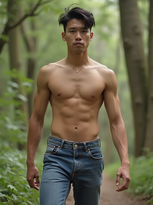 Full body outdoor portrait of model. if(gender=f){Alluring pose in outdoor setting} if(gender=m){Complete look in natural environment}. Outdoor photography.