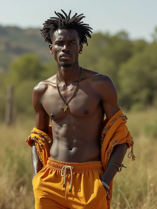 insanely beautiful model in a sustainable fashion campaign. if(gender=f){Wearing eco-luxury pieces, conscious pose} if(gender=m){Wearing sustainable high fashion, mindful stance}. Natural setting, eco-fashion photography.