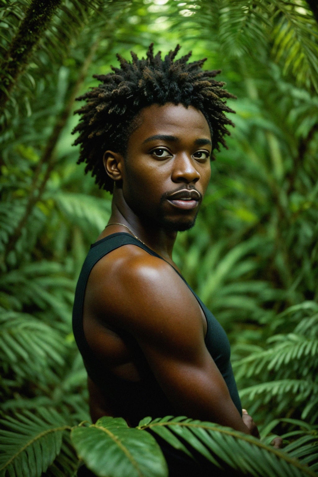 man in the jungle