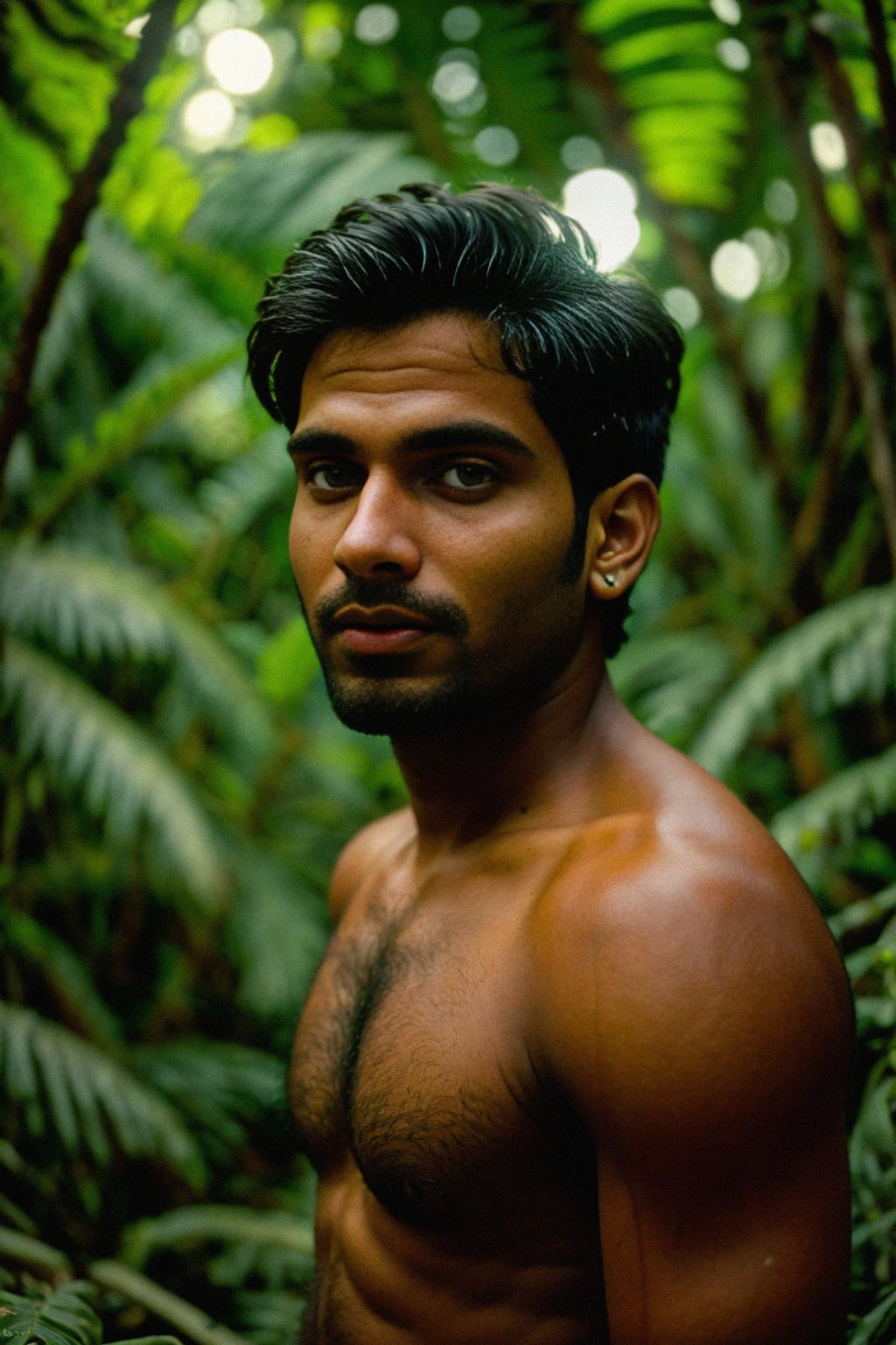 man in the jungle