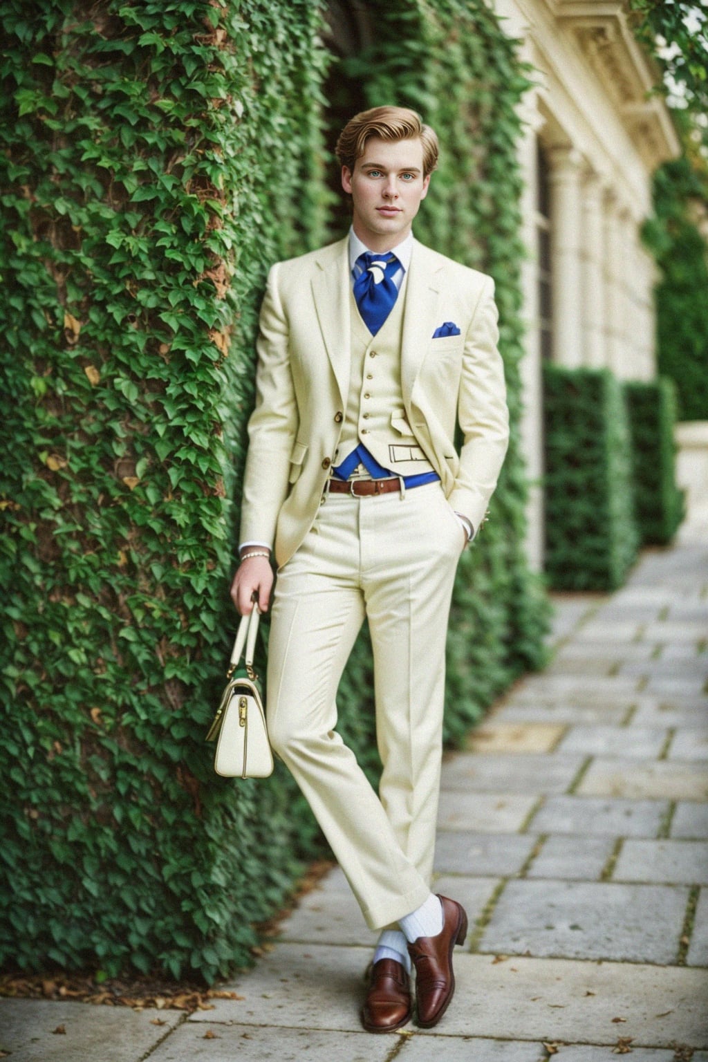 a man in preppy style, old money aesthetic, posh style, elite school stlye, luxurious style, gossip girl neo-prep style, ralph lauren style, country club style, ivy league style