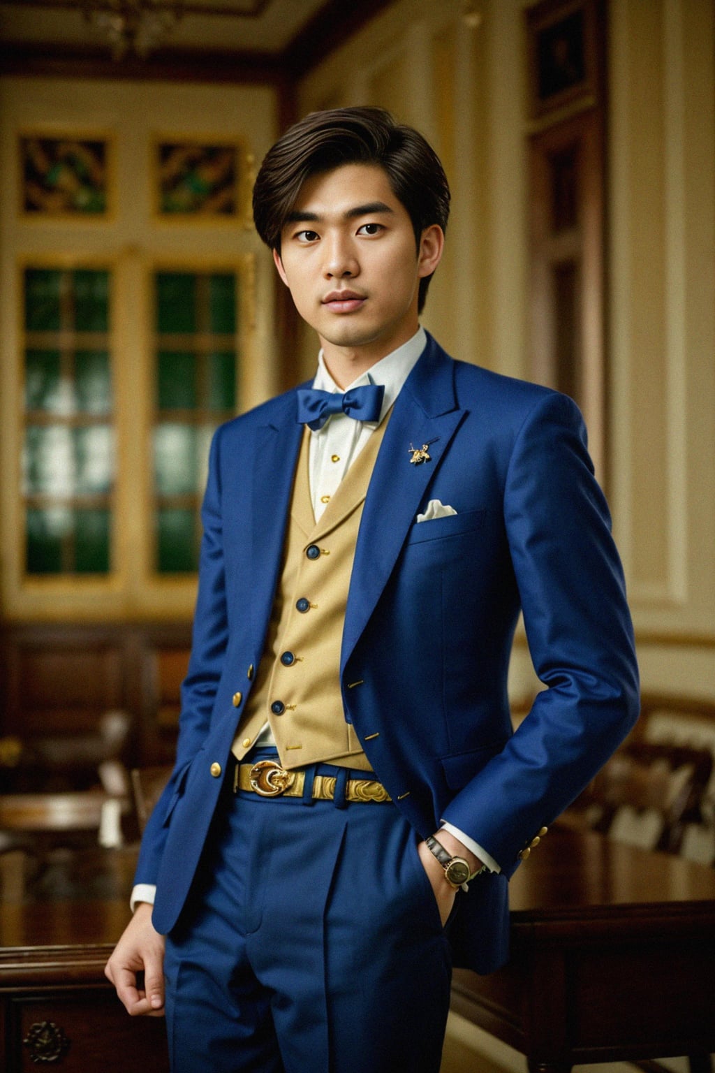 a man in preppy style, old money aesthetic, posh style, elite school stlye, luxurious style, gossip girl neo-prep style, ralph lauren style, country club style, ivy league style