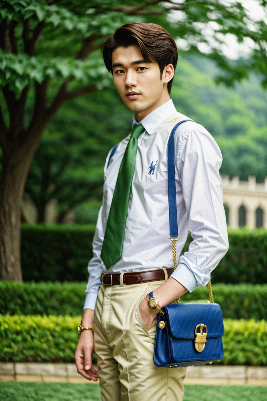 a man in preppy style, old money aesthetic, posh style, elite school stlye, luxurious style, gossip girl neo-prep style, ralph lauren style, country club style, ivy league style