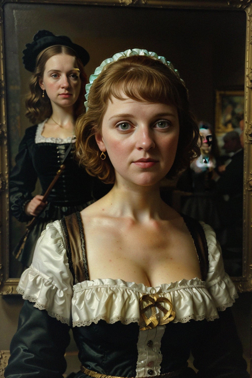 woman by Rembrandt painting. by Rembrandt Harmenszoon van Rijn. Dutch Golden Age painting style. Baroque painting style. fine details