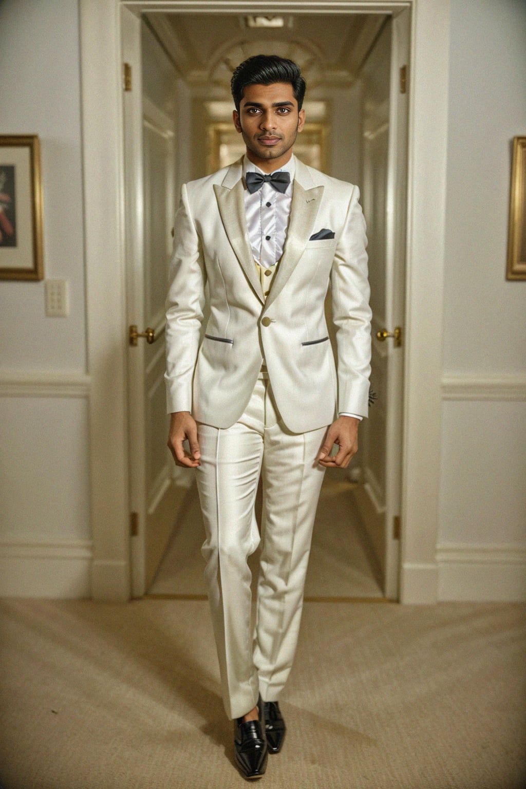 man in tuxedo  at Met Gala