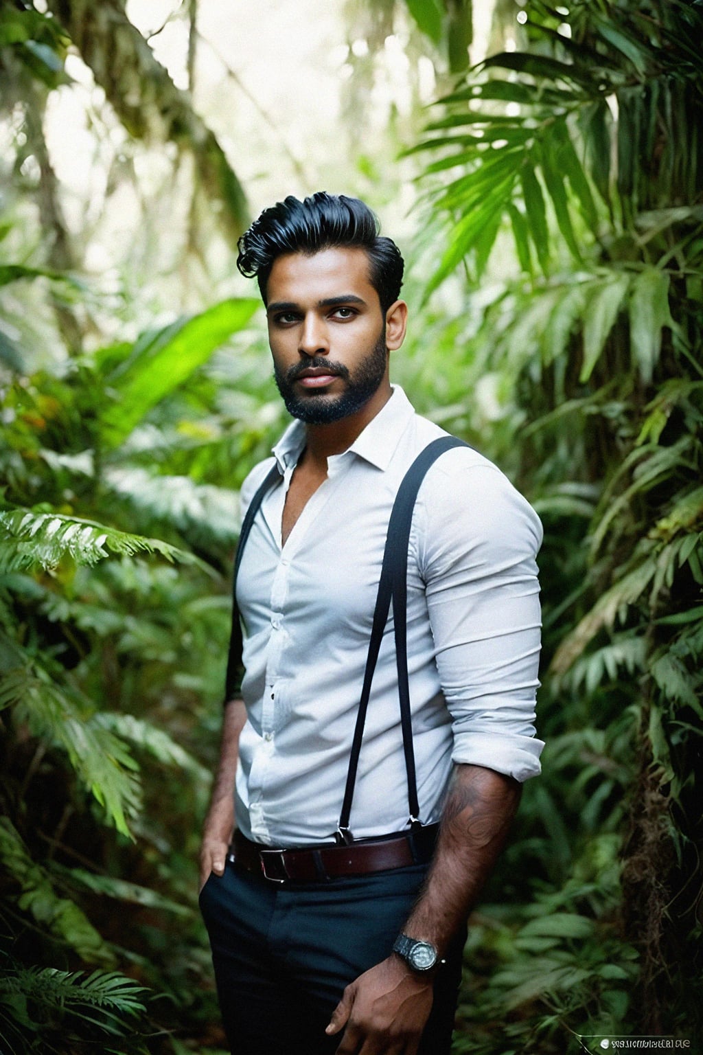 man in the jungle