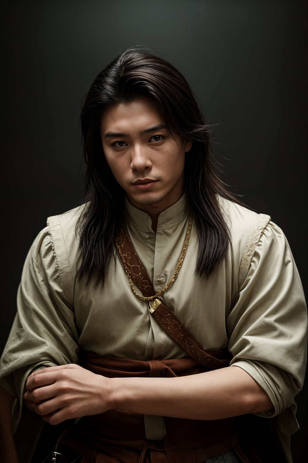 man as 17th Century French King