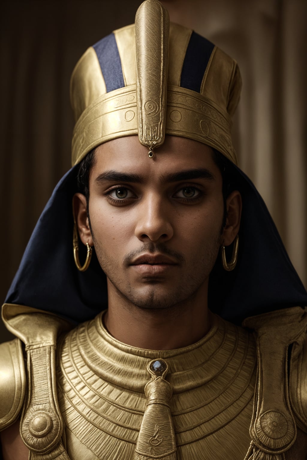man as Egyptian Pharaoh Emperor