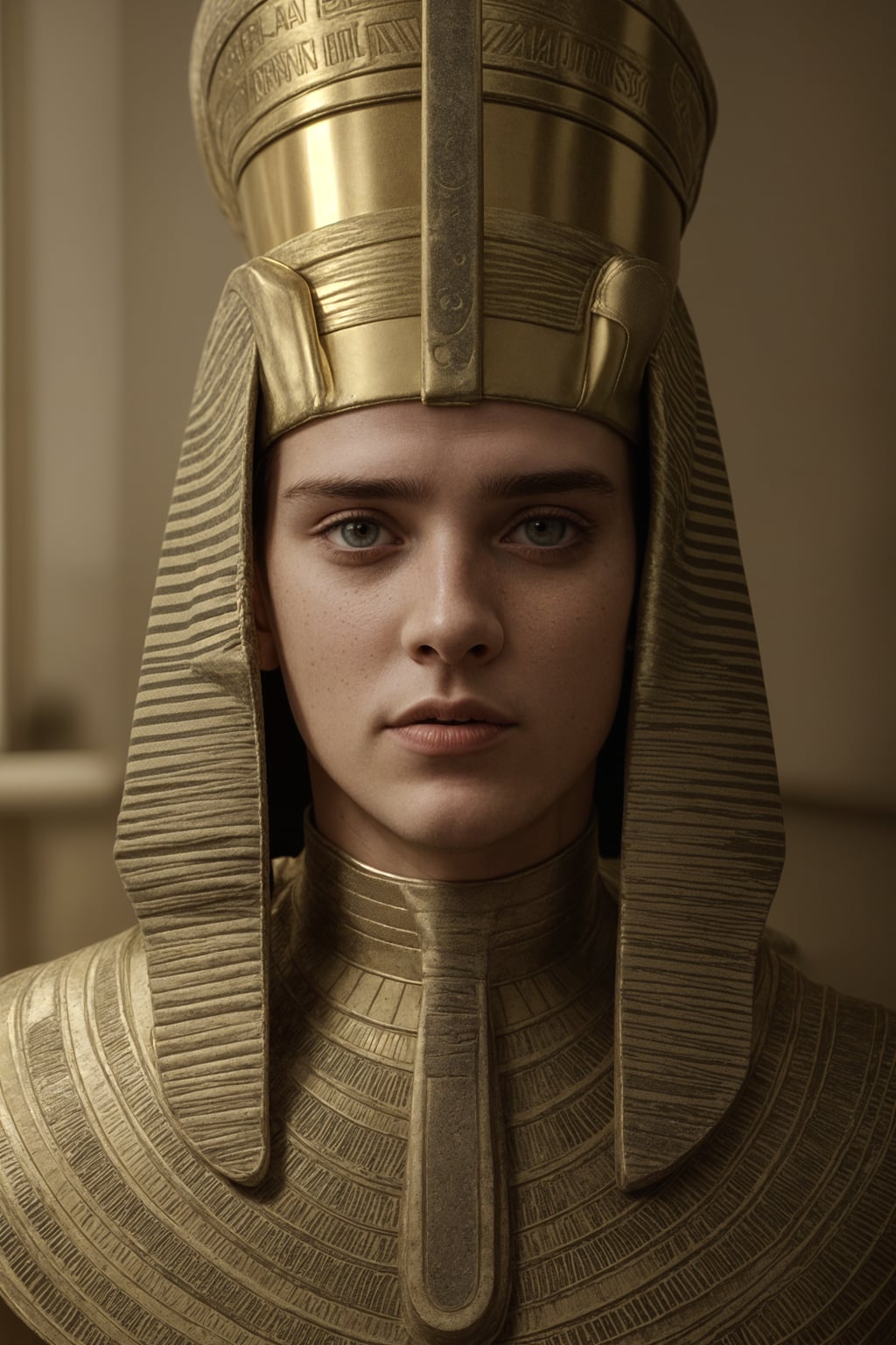 man as Egyptian Pharaoh Emperor
