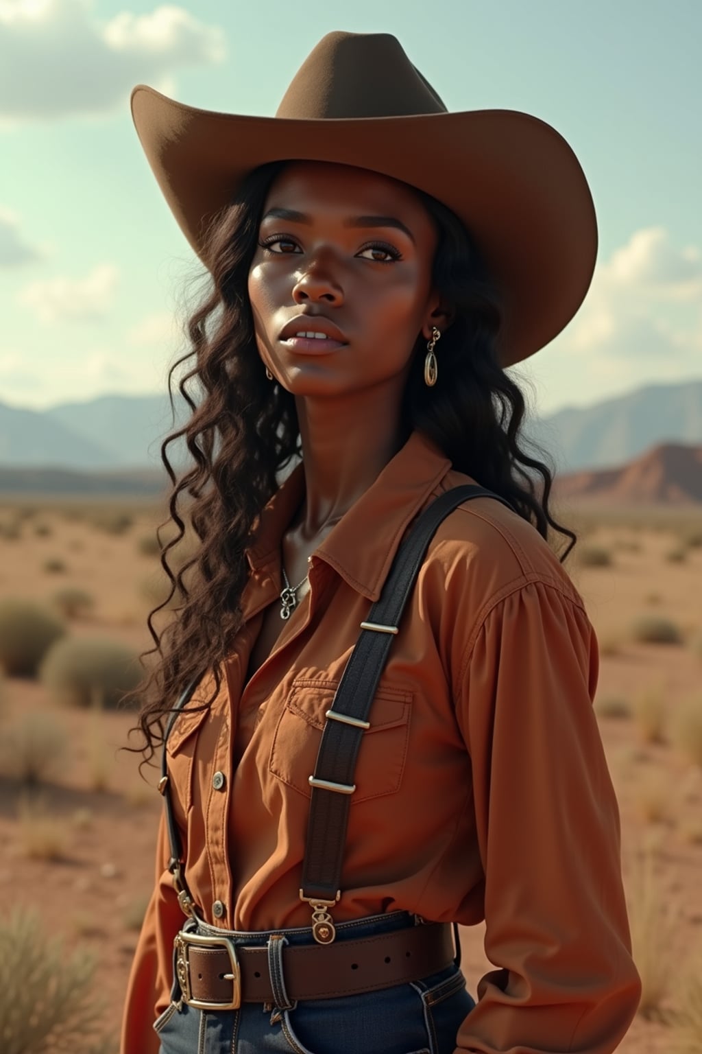 woman as Cowboy in the Wild West