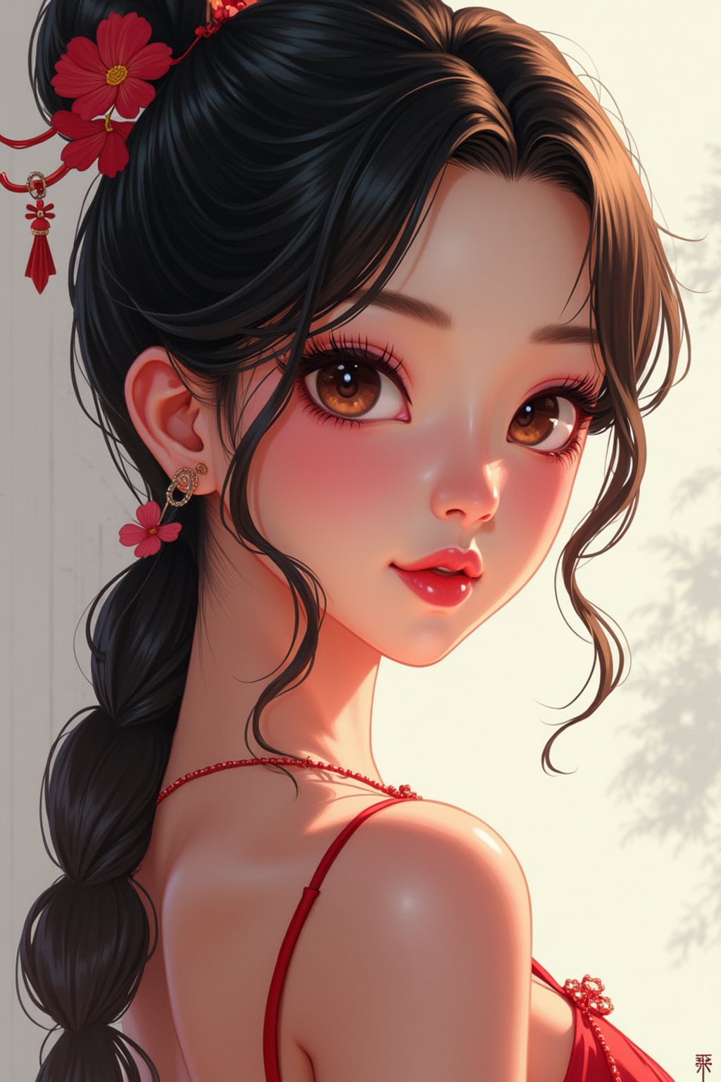 woman as concept art of a line art anime anime illustration | | anime anime anime anime anime anime, cute - fine - face, pretty face, realistic shaded perfect face, fine details in the style of line art anime Studios. by stanley artgerm lau, wlop, rossdraws, james jean, andrei riabovitchev, marc simonetti, and sakimichan, trending on artstation
