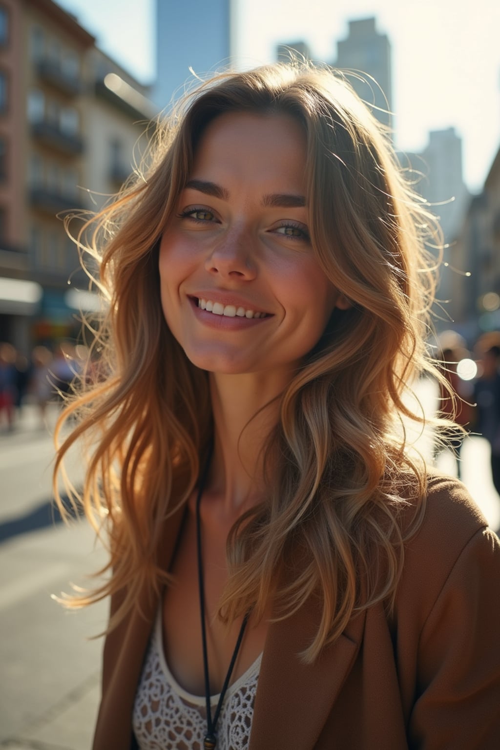 woman as digital nomad in Buenos Aires in Argentina