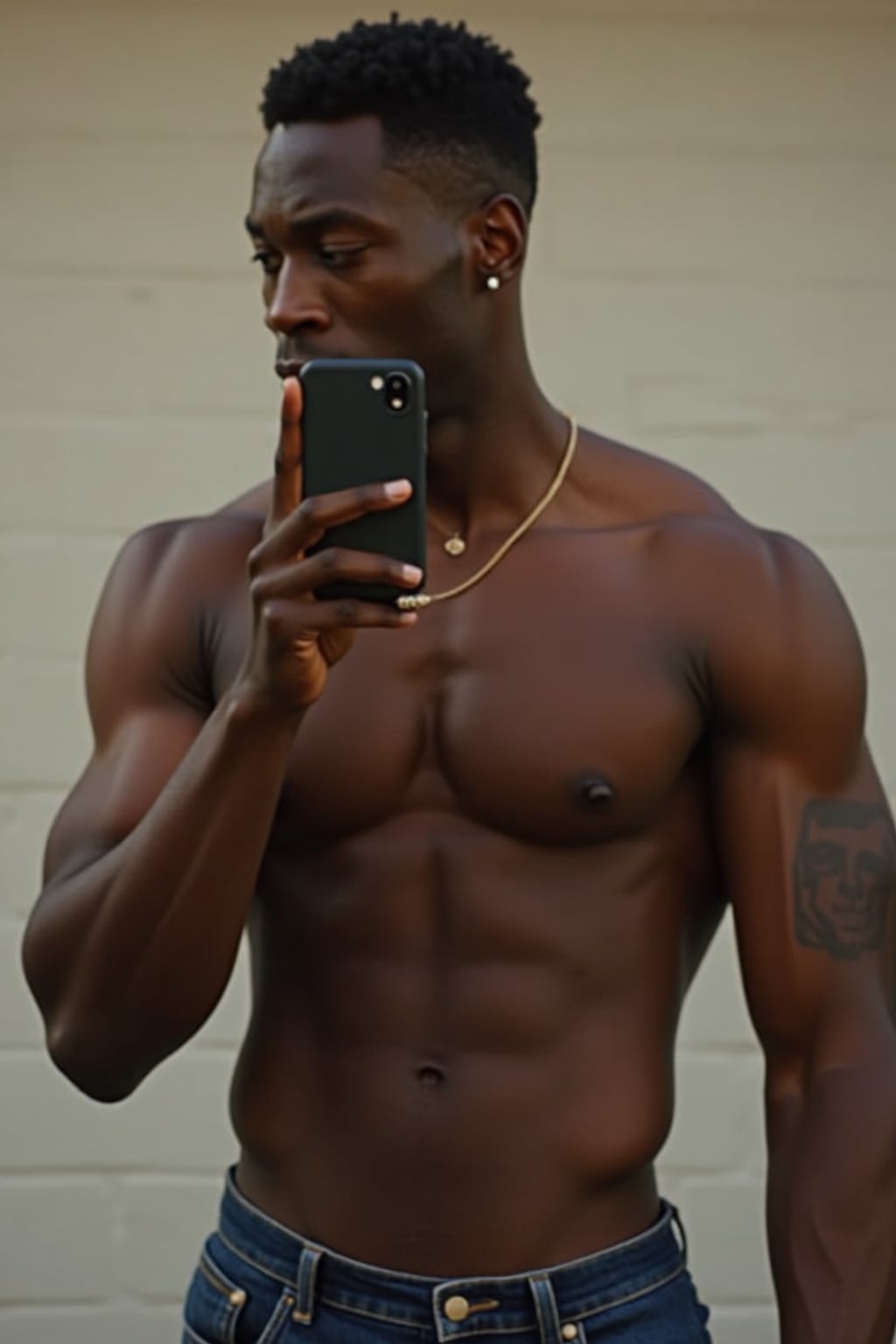 masculine  man as a Tinder photo
