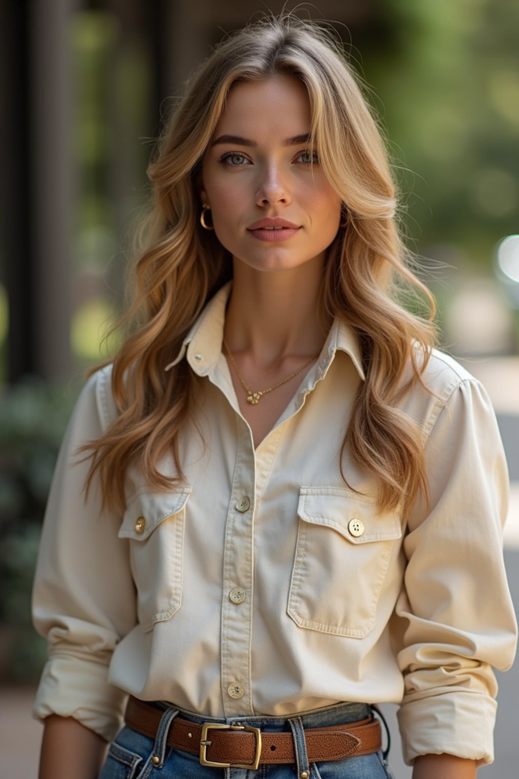 a woman in preppy style, old money aesthetic, posh style, elite school stlye, luxurious style, gossip girl neo-prep style, ralph lauren style, country club style, ivy league style