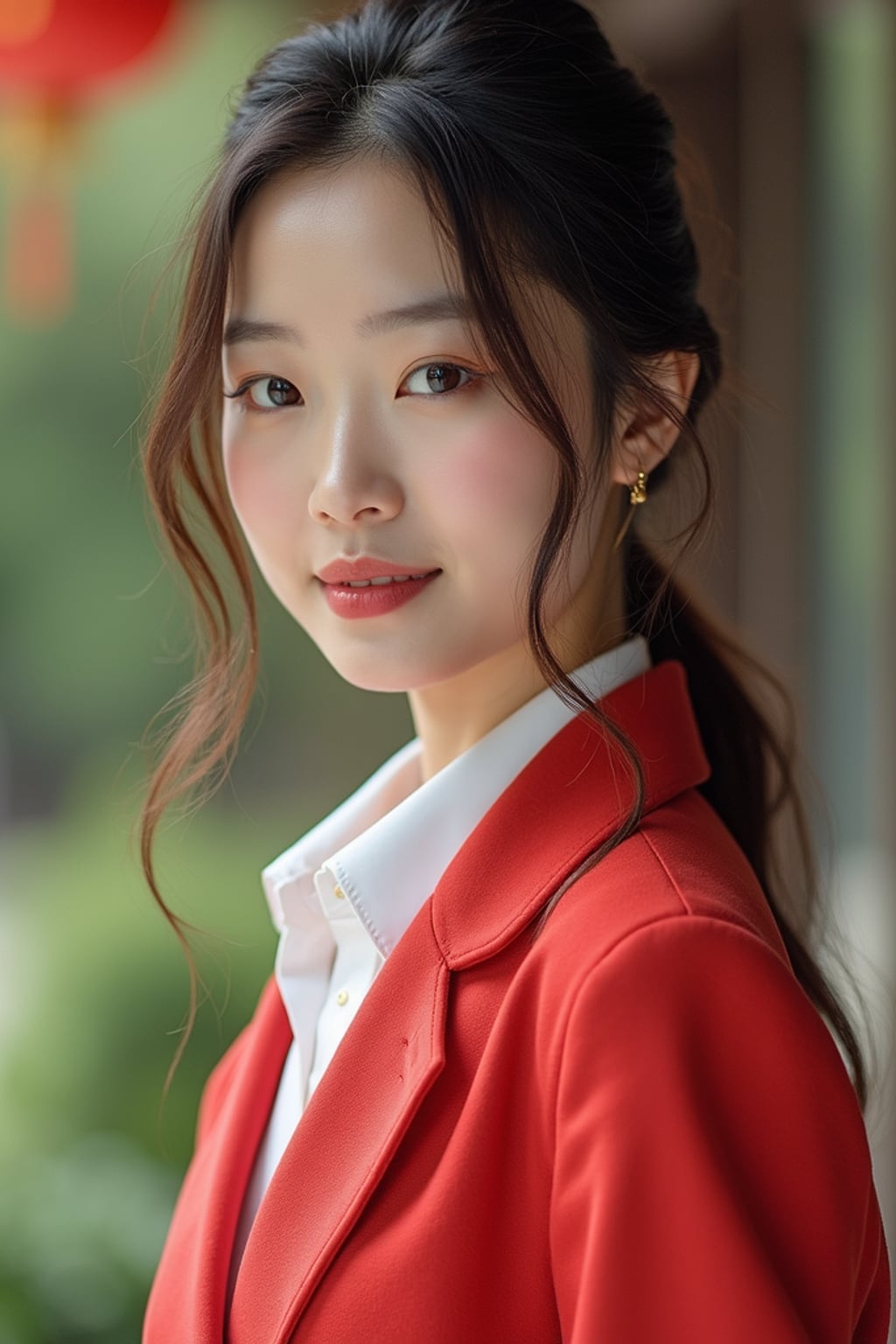 a woman in preppy style, old money aesthetic, posh style, elite school stlye, luxurious style, gossip girl neo-prep style, ralph lauren style, country club style, ivy league style