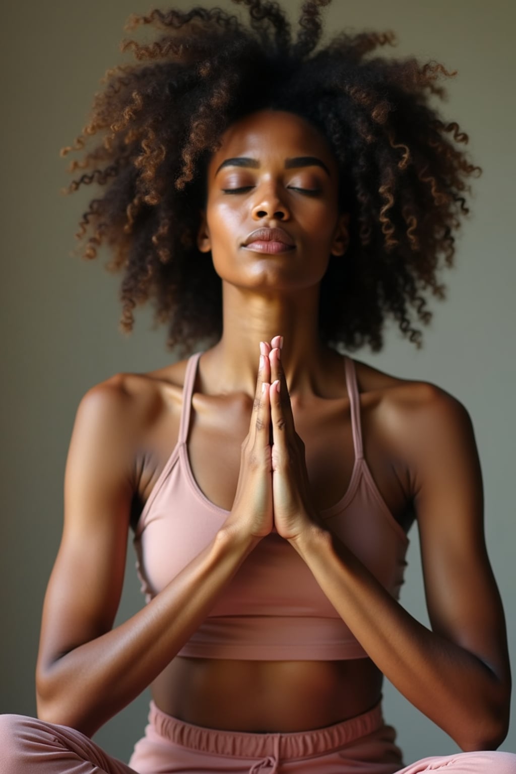 woman engaging in a mindfulness practice