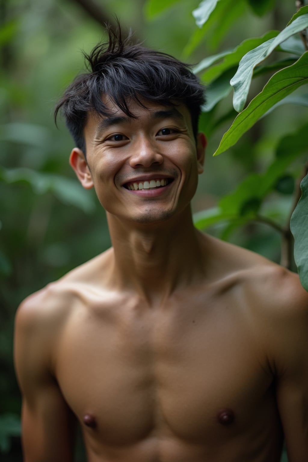 man in the jungle