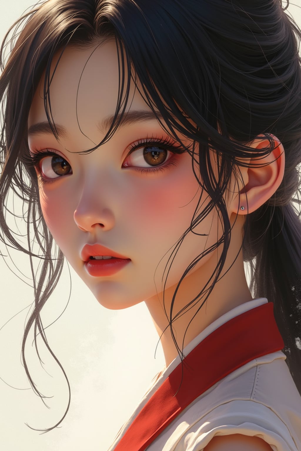 woman as concept art of a line art anime anime illustration | | anime anime anime anime anime anime, cute - fine - face, pretty face, realistic shaded perfect face, fine details in the style of line art anime Studios. by stanley artgerm lau, wlop, rossdraws, james jean, andrei riabovitchev, marc simonetti, and sakimichan, trending on artstation