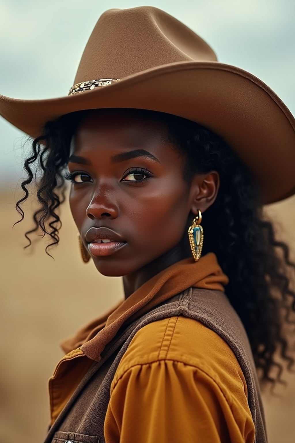woman as Cowboy in the Wild West